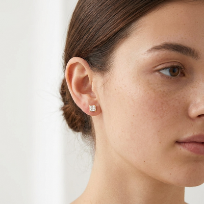 Esme Petite Studs – 18K Gold Crystal Stud Earrings