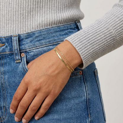 Selara Sea Bracelet – 18K Gold Waterproof Everyday Chain Bracelet