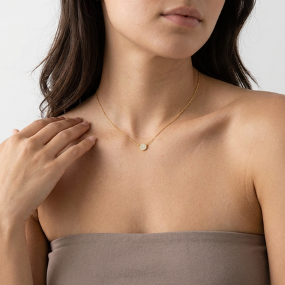 Elara Crystal Necklace – 925 Sterling Silver Crystal Pendant Necklace