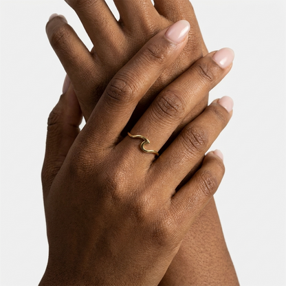 Sophie Classic Ring – 925 Sterling Silver Waterproof Plain Band