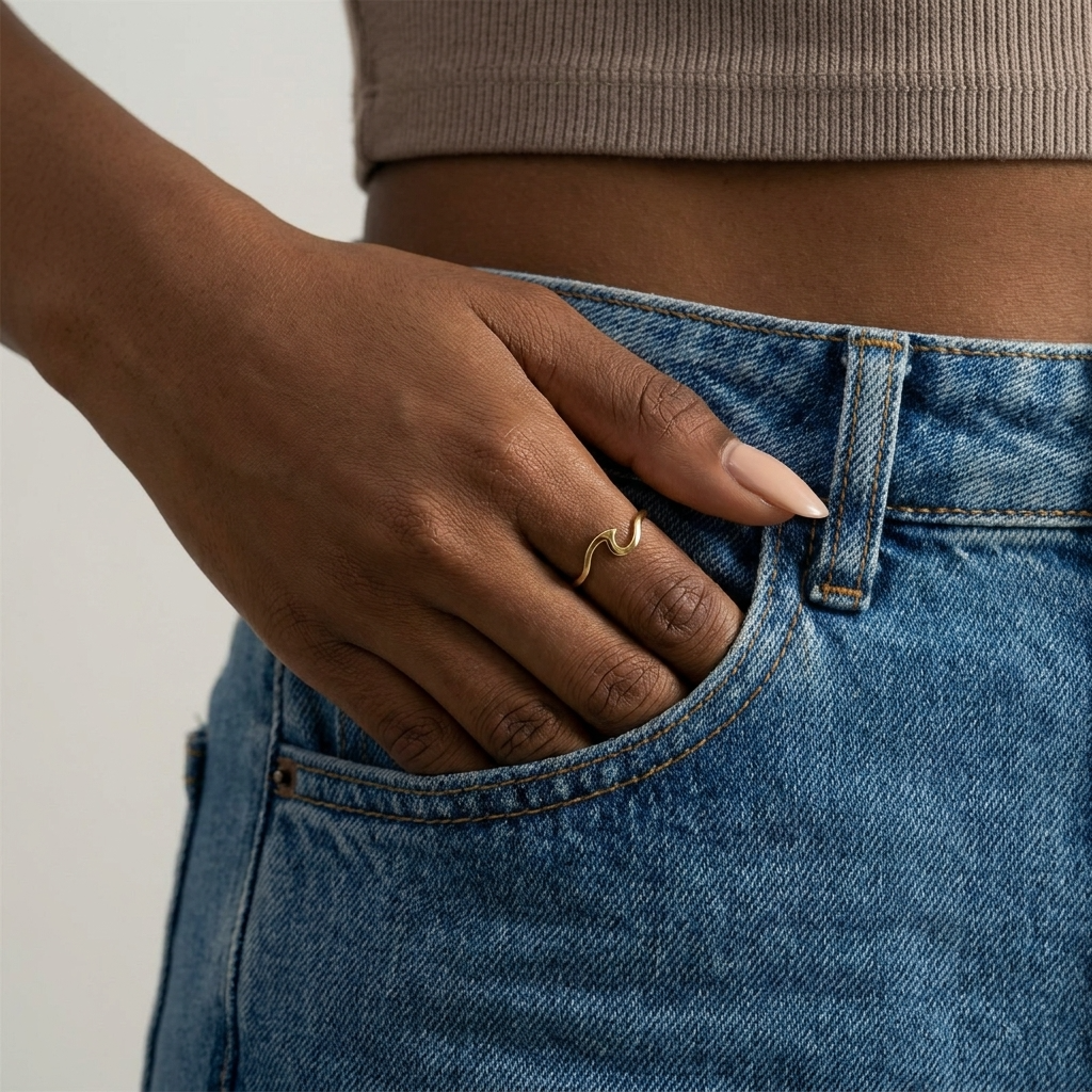 Sophie Classic Ring – 925 Sterling Silver Waterproof Plain Band