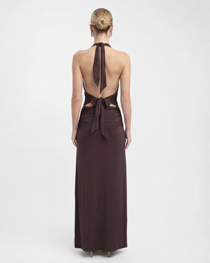 Maxi Dress Halter Neck — Occasion Wear | Aria Nyx