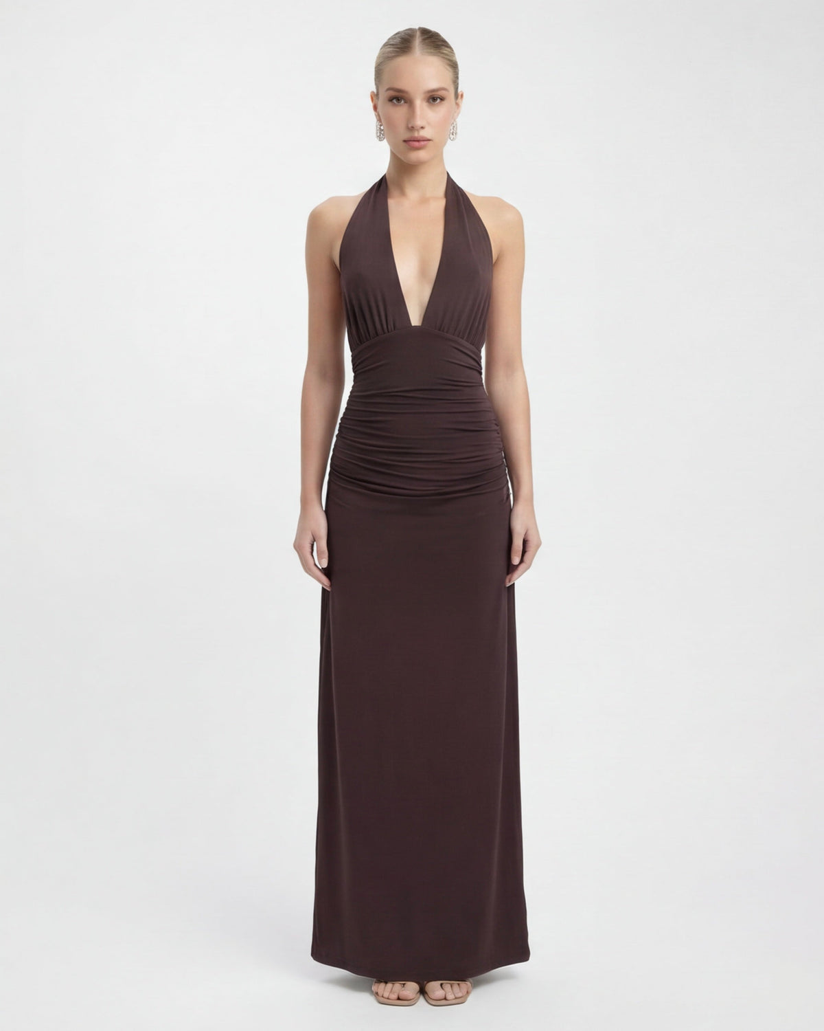 Maxi Dress Halter Neck — Occasion Wear | Aria Nyx