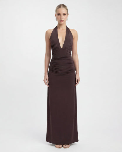 Maxi Dress Halter Neck — Occasion Wear | Aria Nyx