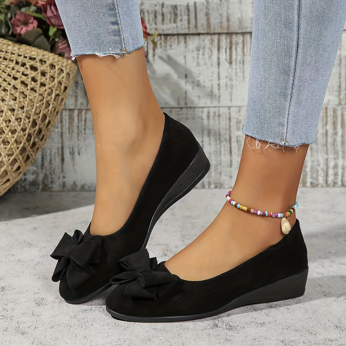 Comfort Ballerinas with Refined Support