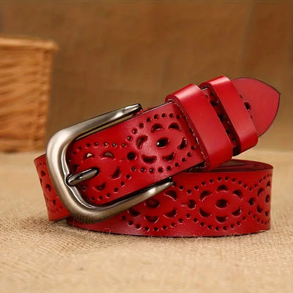 Genuine Leather Belt for Women – Classic Everyday Ladies Belt