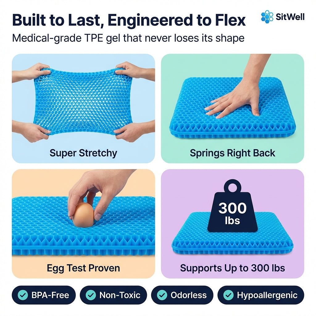 SitWell™ Gel Seat Cushion