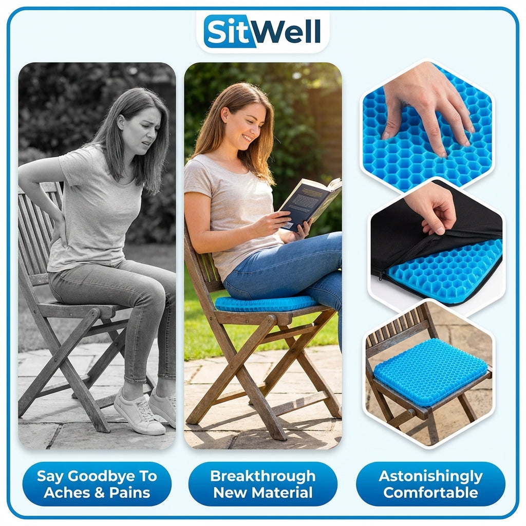 SitWell™ Gel Seat Cushion