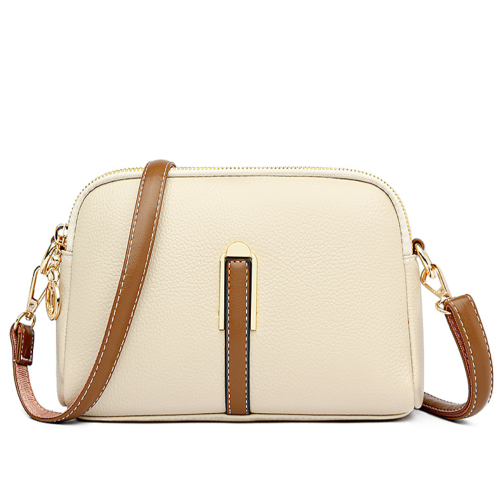 Genuine Leather Shoulder Bag for Women – Small Spacious Crossbody Bag | Mila