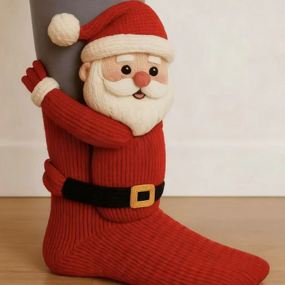 Fun 3D Animal Cosy Socks – Non-Slip Sole, One Size