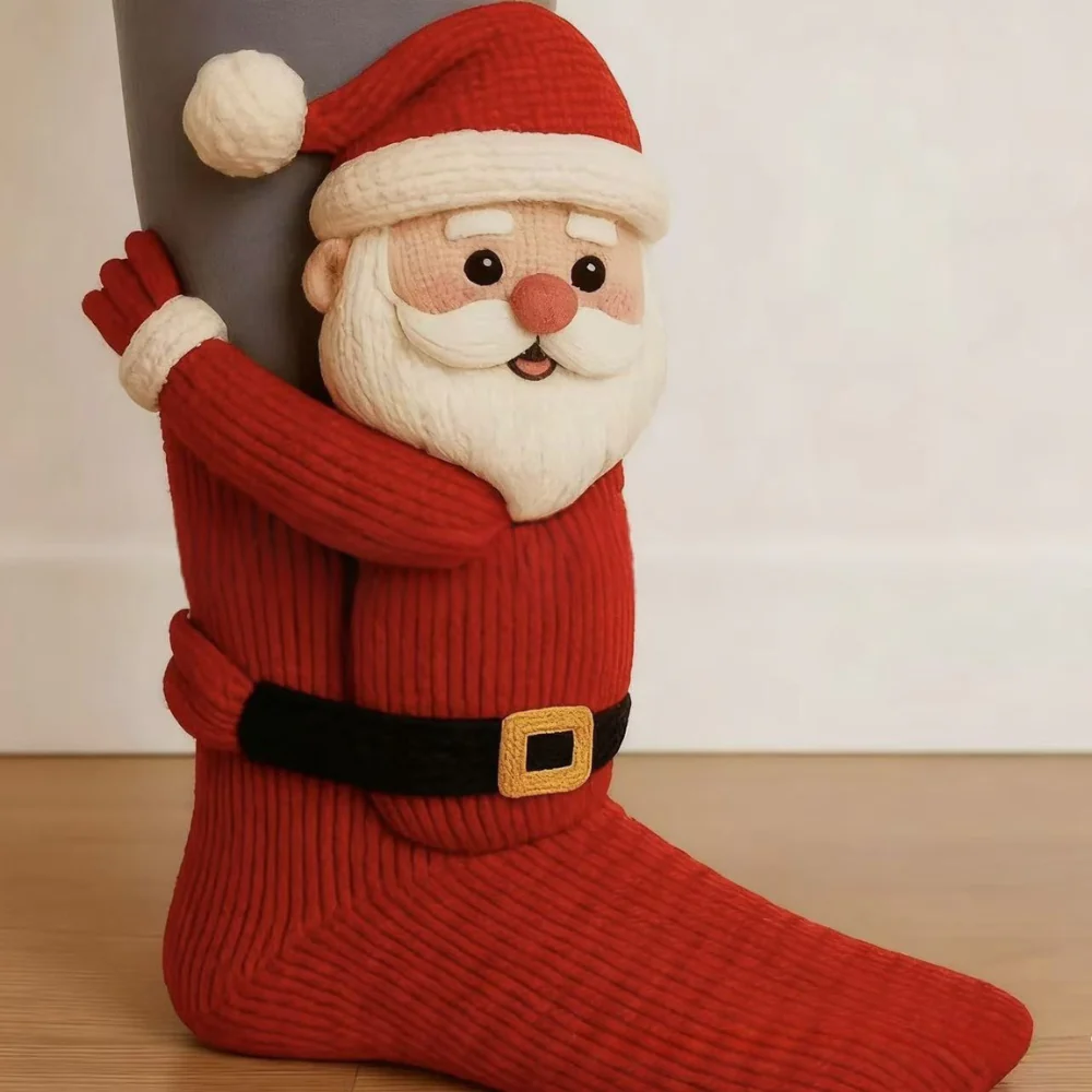 Fun 3D Animal Cosy Socks – Non-Slip Sole, One Size