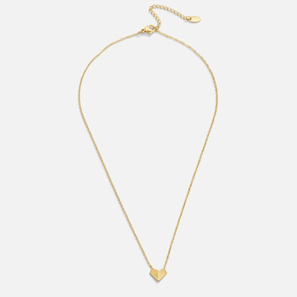 Isla Heart Necklace – 18K Gold Waterproof Heart Pendant Necklace