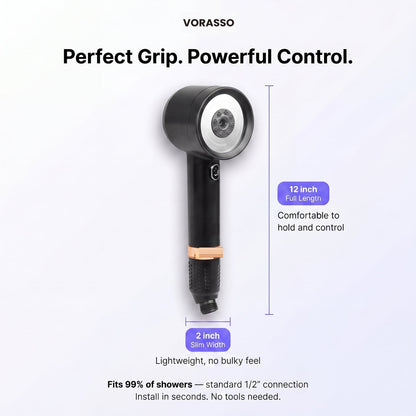 VORASSO Pro handheld showerhead spray detail