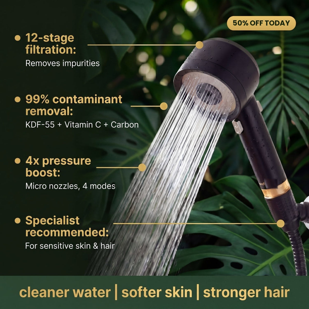 VORASSO Pro handheld showerhead launch offer
