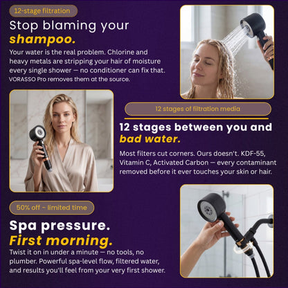 VORASSO Pro removes contaminants at the source