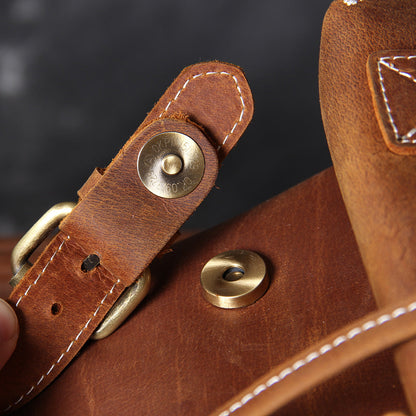 Genuine Leather Backpack – Vintage Rucksack for Men & Women | Jeffrey