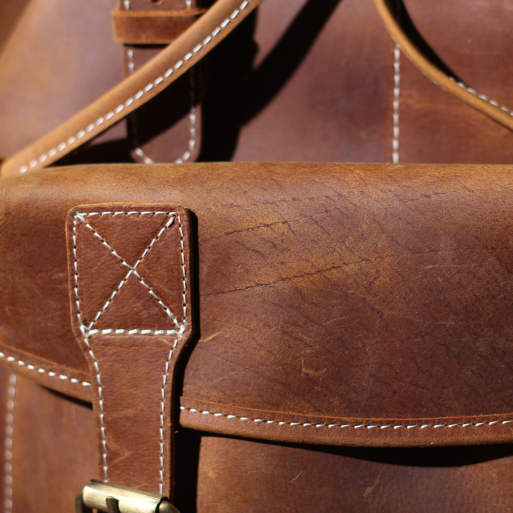 Genuine Leather Backpack – Vintage Rucksack for Men & Women | Jeffrey