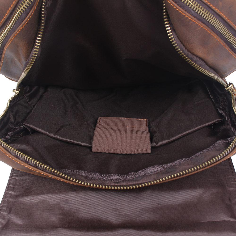 Genuine Leather Travel Backpack – Retro Vintage Rucksack | Robert
