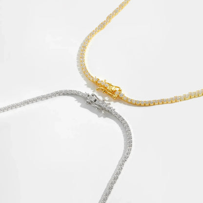 Léonie Tennis Bracelet – 925 Sterling Silver Classic Crystal Tennis Bracelet