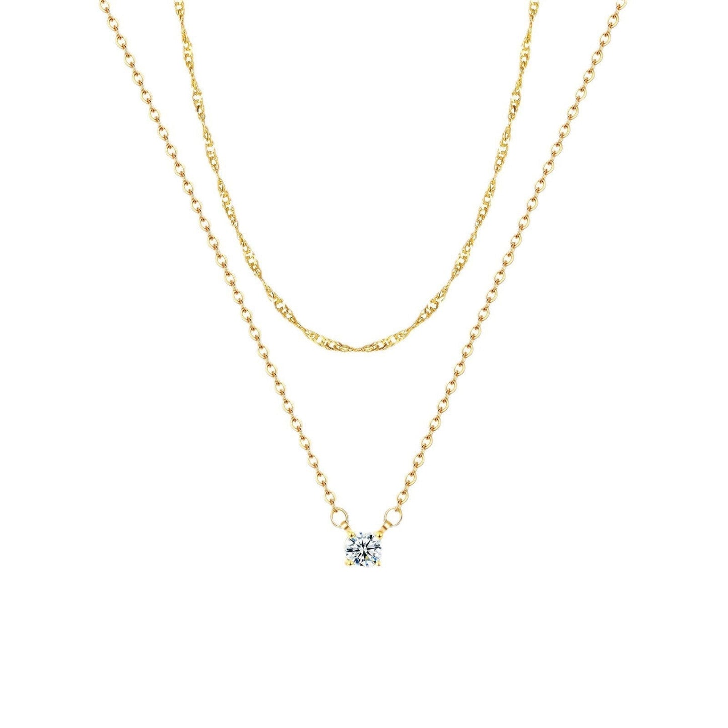 Mallory Necklace – 18K Gold Chunky Link Statement Necklace