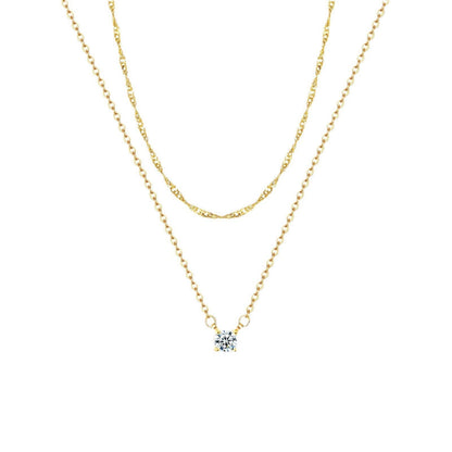 Mallory Necklace – 18K Gold Chunky Link Statement Necklace