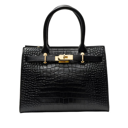 Genuine Leather Handbag for Women – Structured Shoulder Bag
