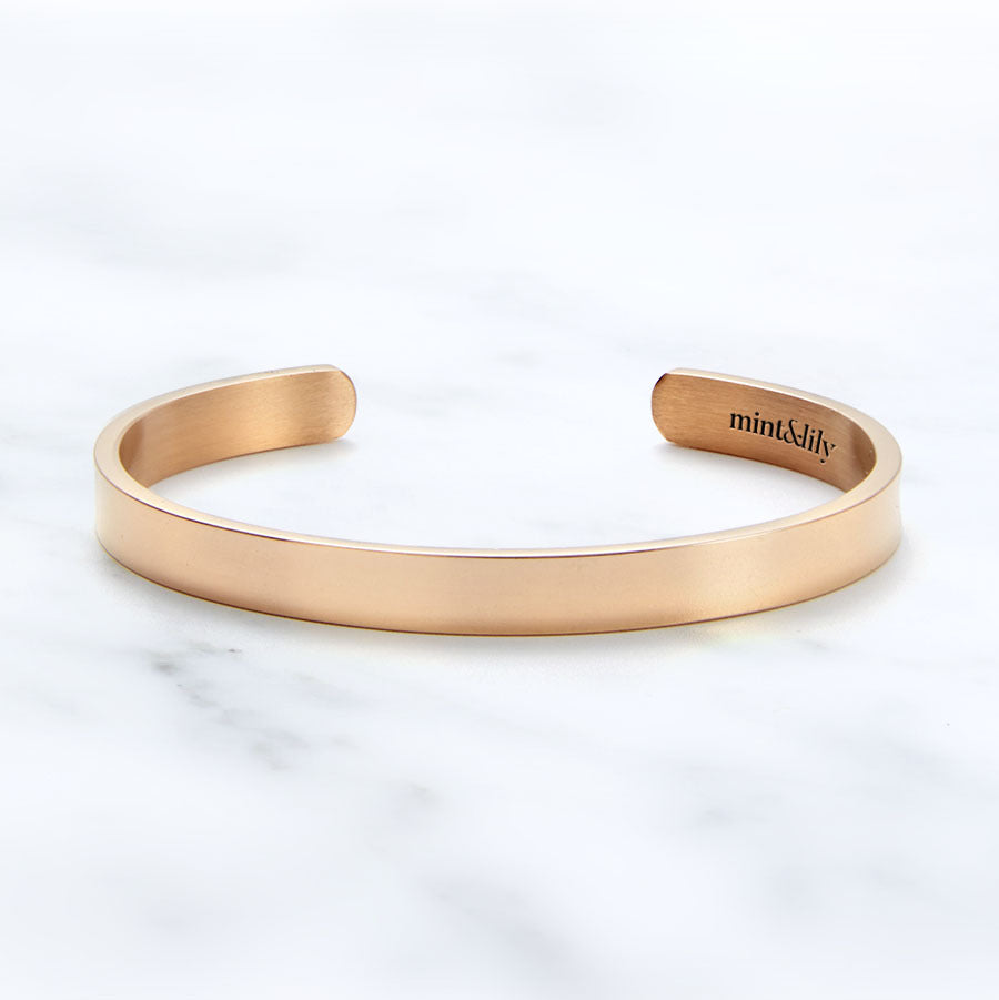 ‘Beautiful Girl You Can Do Hard Things’ Personalised Engraved Bangle