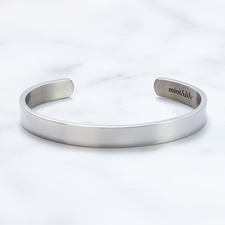 ‘Beautiful Girl You Can Do Hard Things’ Personalised Engraved Bangle