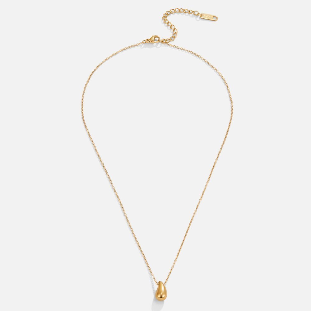 Mira Necklace – Sleek 18K Gold Waterproof Everyday Necklace