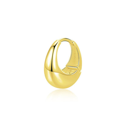 Mira Gold Hoops – 19mm 18K Gold Waterproof Hoop Earrings