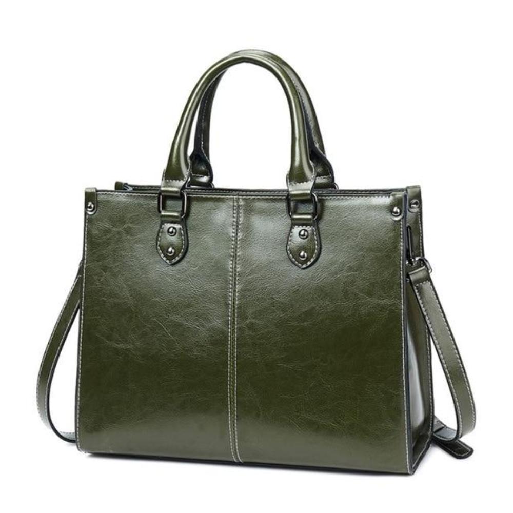 Genuine Leather Tote Bag for Women – Work to Evening Shoulder Bag | Elegant