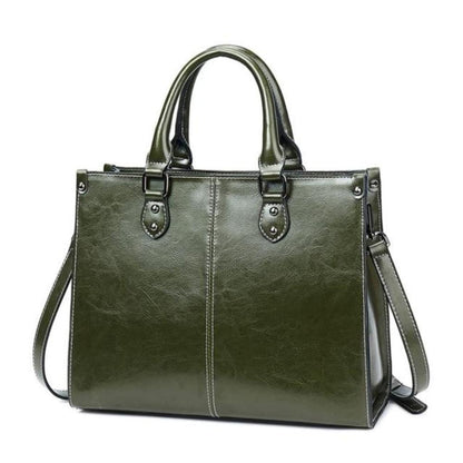 Genuine Leather Tote Bag for Women – Work to Evening Shoulder Bag | Elegant