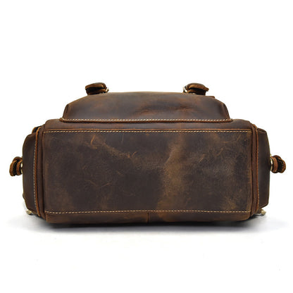 Waterproof Genuine Leather Backpack for Women – Vintage Rucksack | Nathan