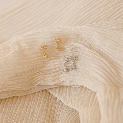Soraya Petite Studs – 925 Sterling Silver Crystal Stud Earrings