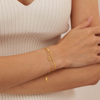 Tree of Life Bracelet – 18K Gold Waterproof Symbolic Charm Bracelet