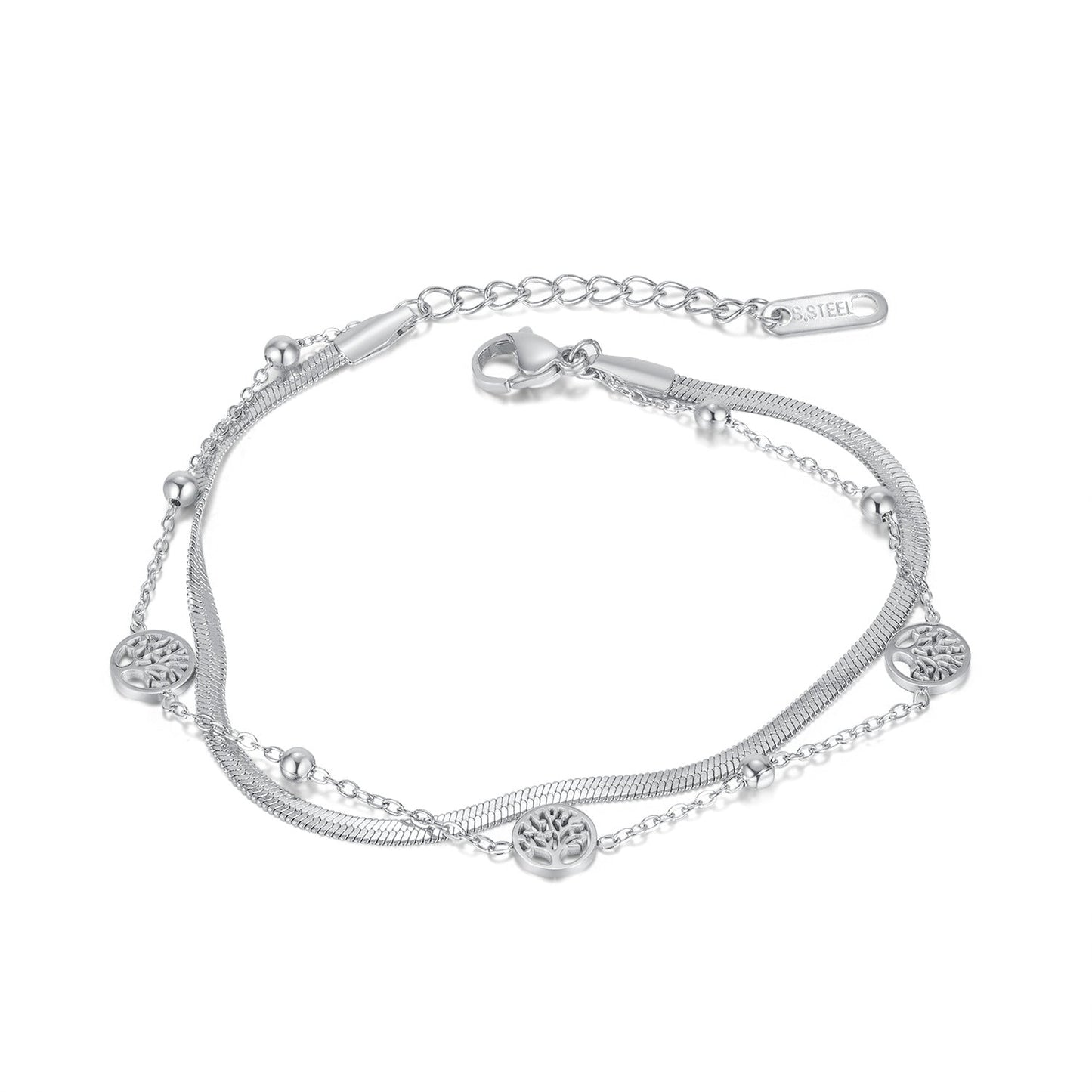Tree of Life Bracelet – 18K Gold Waterproof Symbolic Charm Bracelet