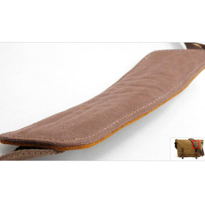 Waxed Canvas & Genuine Leather Messenger Bag – Men's Crossbody Shoulder Bag | Joshua