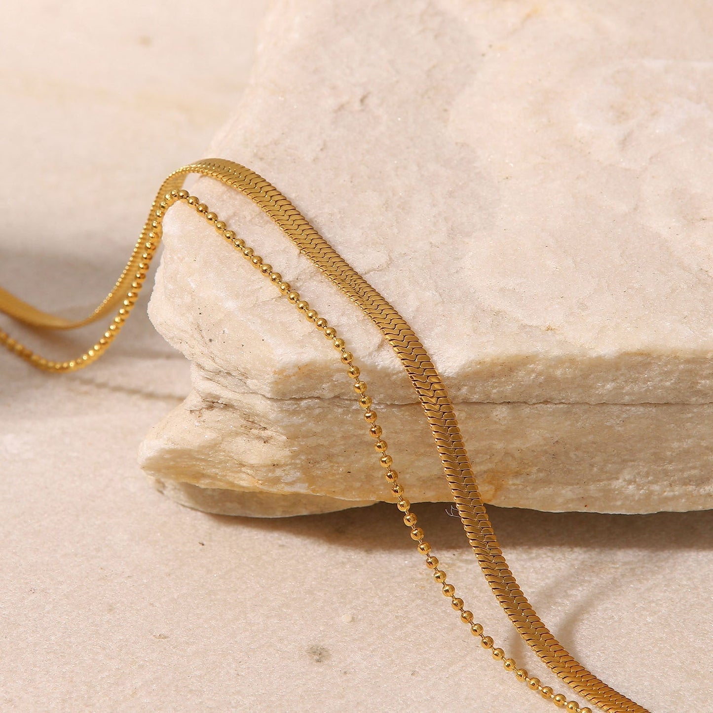 Violetta classic gold anklet – waterproof 18K ankle bracelet