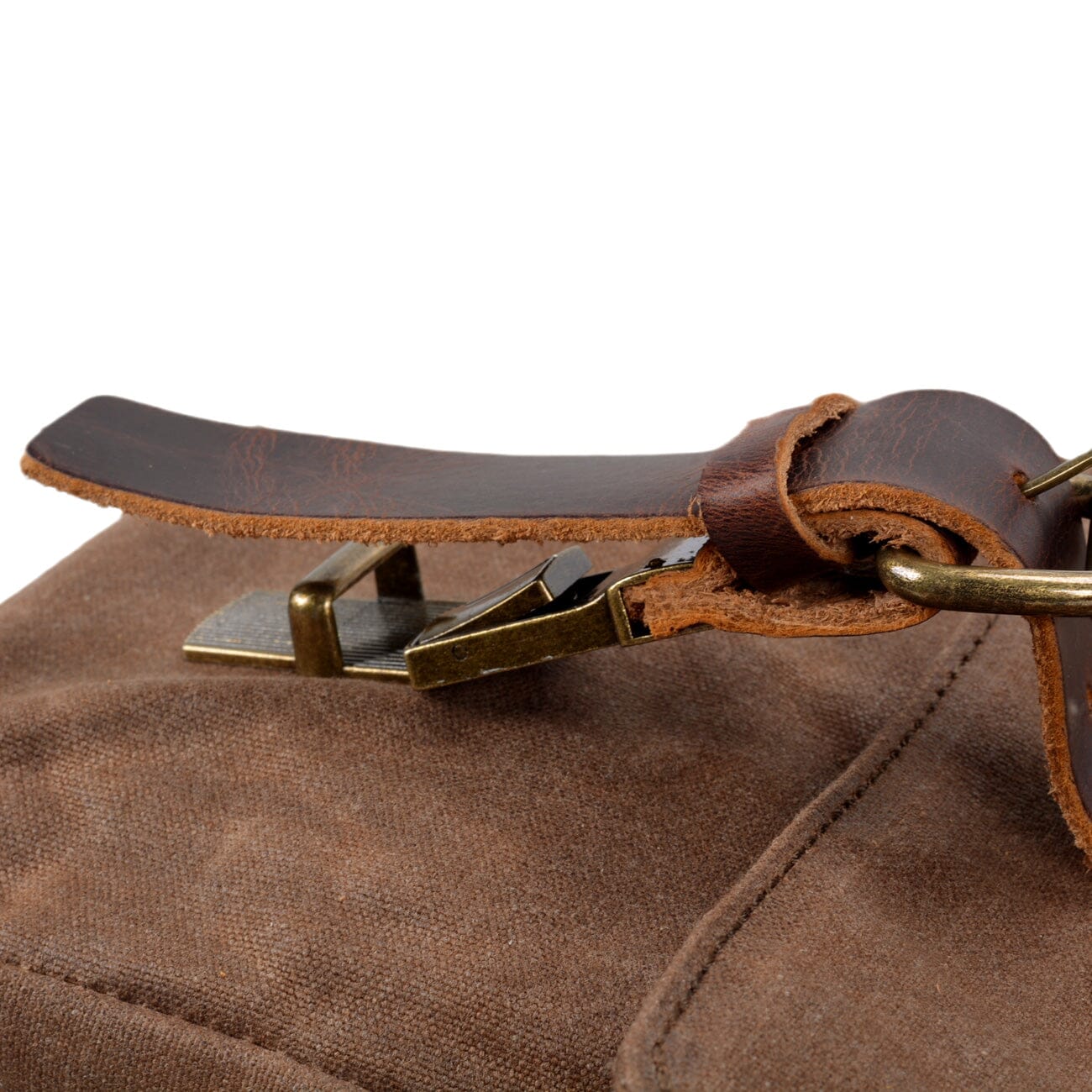 Waxed Canvas & Genuine Leather Messenger Bag – Men's Everyday Shoulder Bag | Ryan