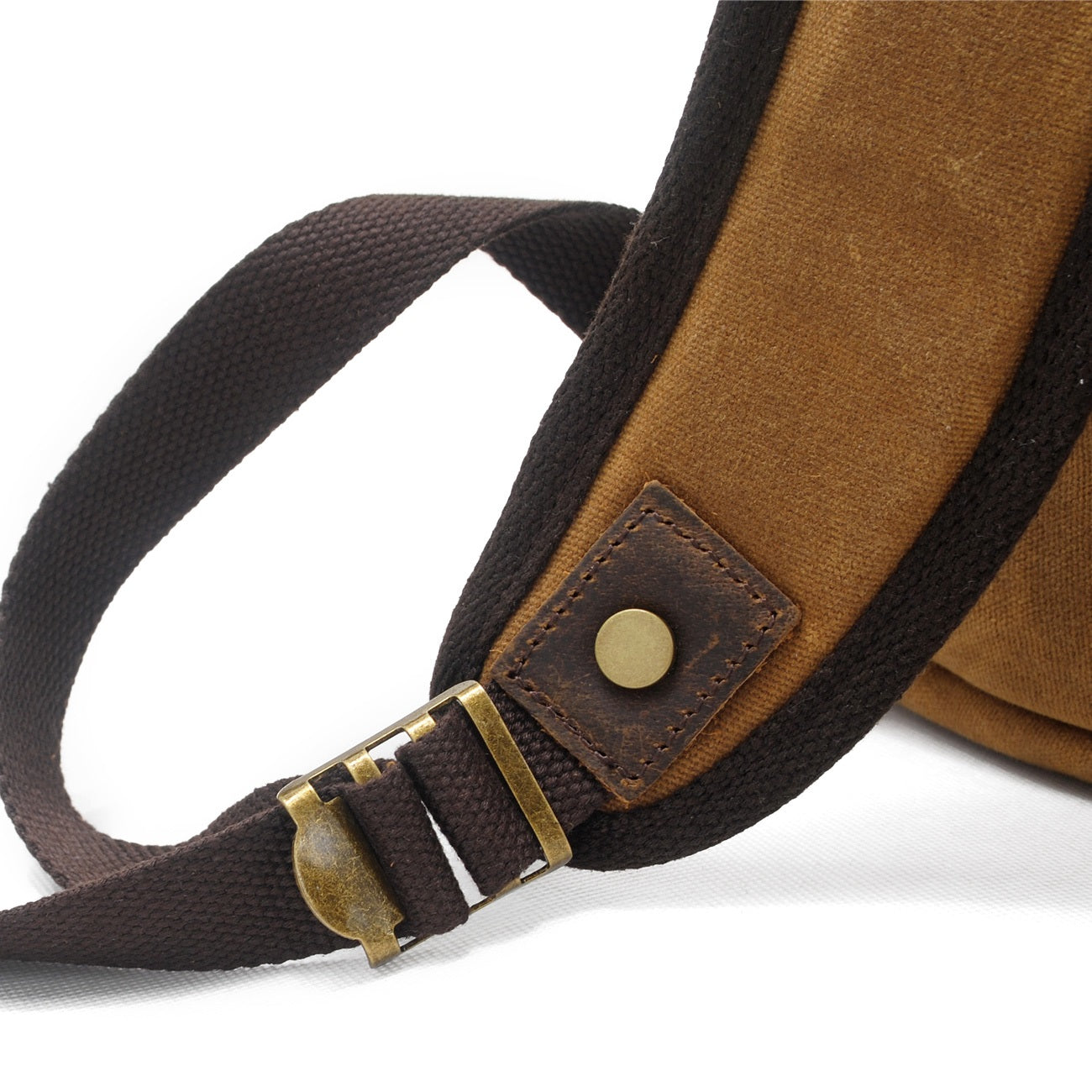 Waxed Canvas & Genuine Leather Backpack – 27L Vintage Rucksack
