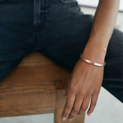 ‘Bonus Daughter’ Personalised Engraved Cuff Bangle – Step Daughter Gift
