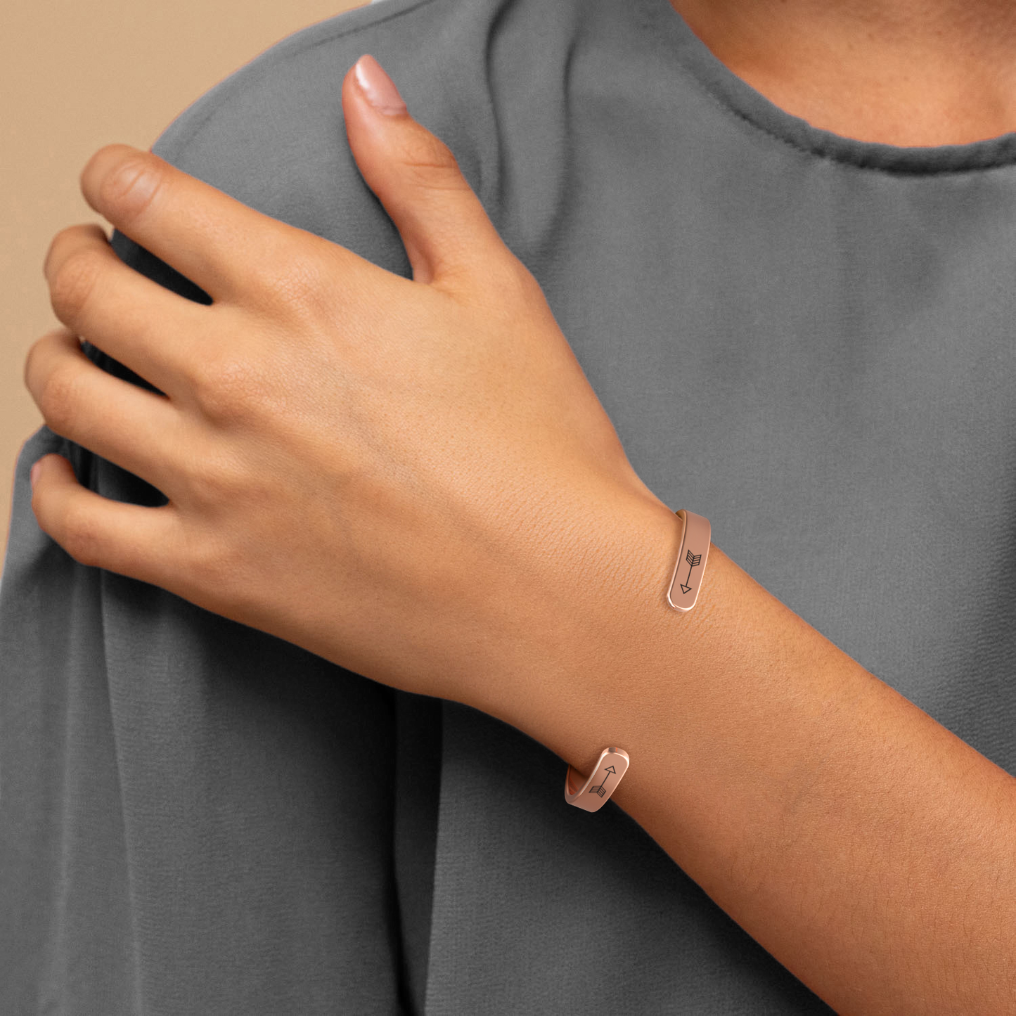 ‘Bonus Daughter’ Personalised Engraved Cuff Bangle – Step Daughter Gift