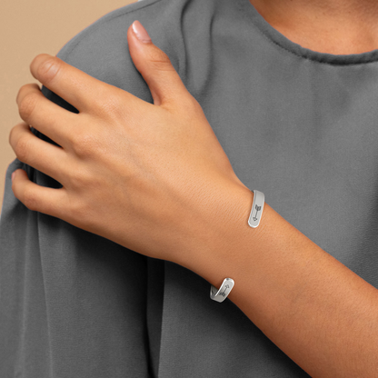 ‘Remember Who You Are’ Personalised Engraved Cuff Bangle