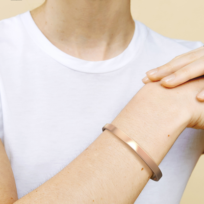 ‘Not Sisters By Blood But Sisters By Heart’ Personalised Engraved Bangle